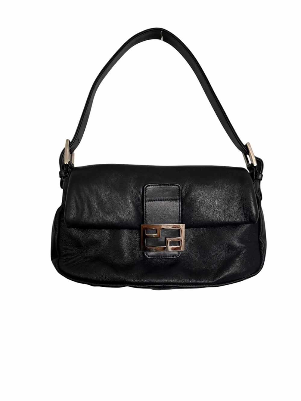 Leather baguette Bag